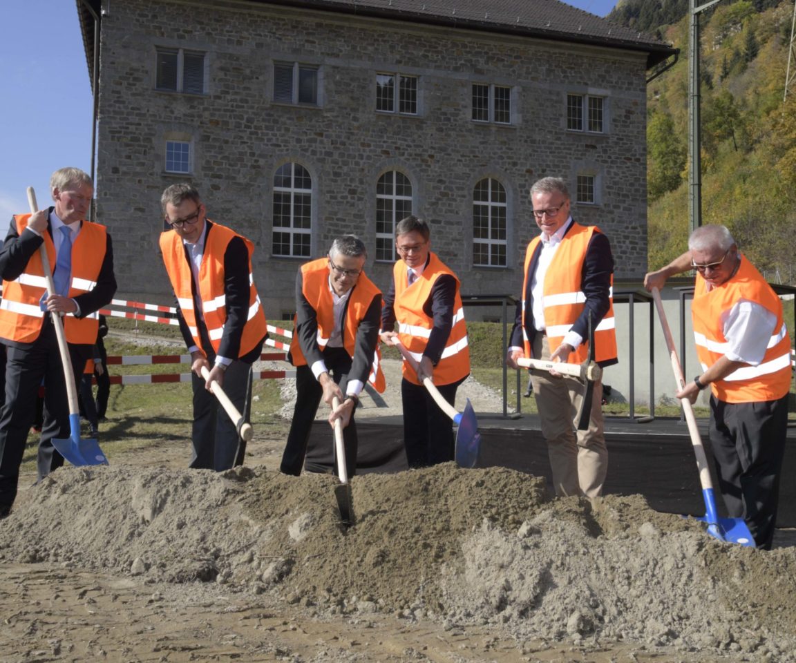 Primo colpo di piccone    Ottobre 2018